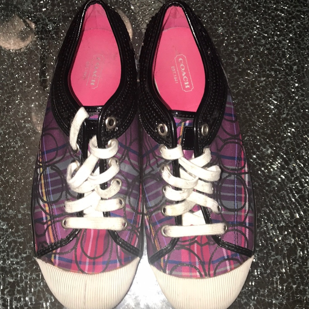Coach sneakers woman’s size 9 cute!!!